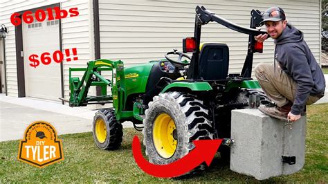 skid steer ballast diy|homemade ballast box for tractors.